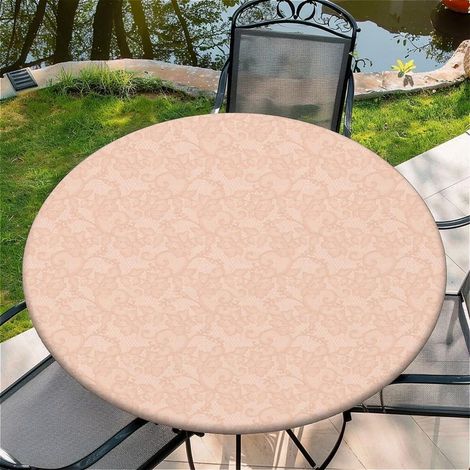 Runde Tischdecke mit Gummizug Ø 150cm - Abwischbar & Wasserdicht für Garten & Balkon