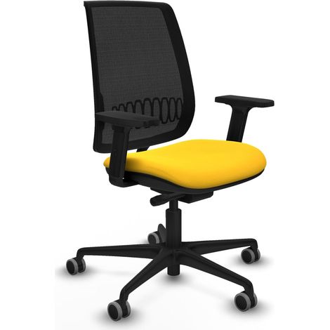 Silla de oficina piqueras y crespo Alares negro espuma alta calidad (1/2)