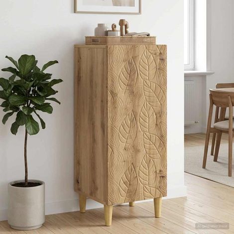 Aparador Roble artisan 33 x 34,5 x 90 cm Madera de ingeniería (1/4)