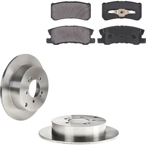 KIT FRENI POSTERIORI compatibile con PEUGEOT 4008 - DISCHI + PASTIGLIE OEM: P 54 031 , P 61 111 / 17776 , 17971 /SOSTITUZIONE DIRETTA/BASSA POLVERE/SILENZIOSO (1/5)