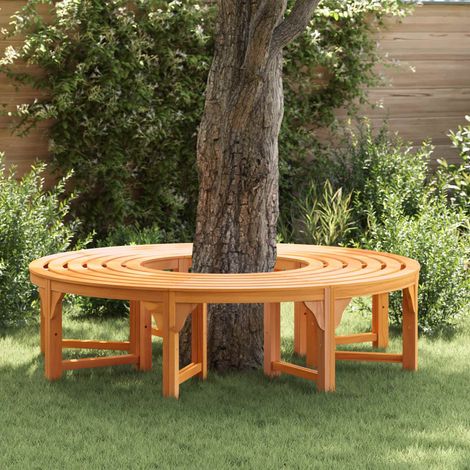 Baumbank 2 pcs Natur 160 x 80 x 45cm Massives Eukalyptus Holz