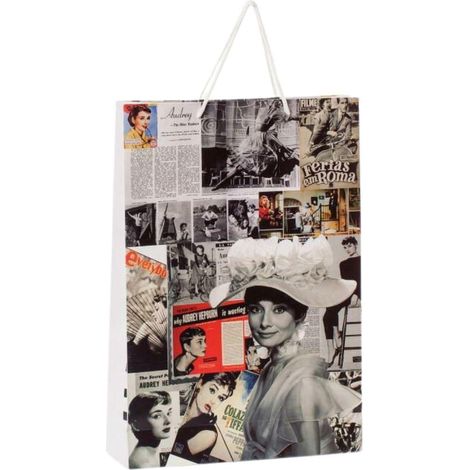 Shopper Audrey, confezione da 5, 32,5x10H47 cm (kit da 3)