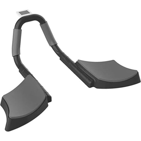 Coussin de planche épaissi avec coudières ajustables, correcteur de posture inclinable, support d’abdos noir (1/5)