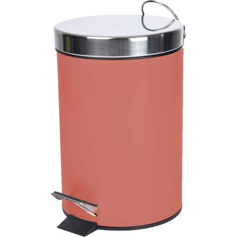 Poubelle salle de bain 3 litres "Loft Fluo" - Loft Fluo Terracotta - (1/3)