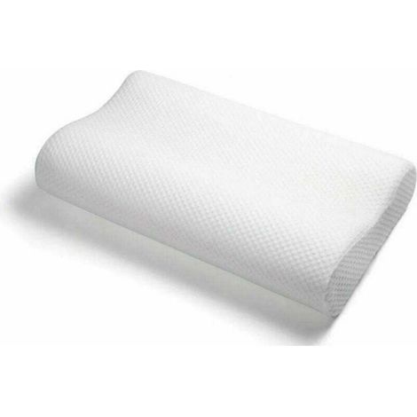 1 Oreiller ergonomique, mousse à mémoire de forme, soutien cervical, anti-ronflement, housse amovible, chambre à coucher (1/4)