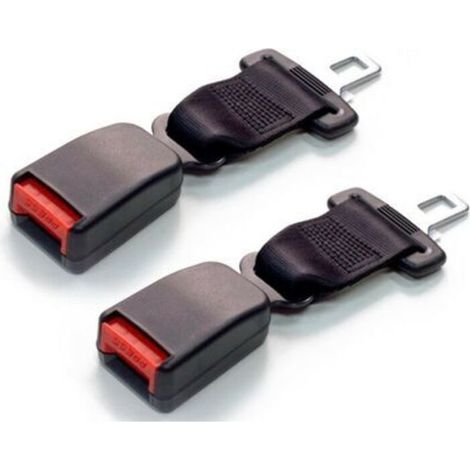 2 pièces Rallonge de ceinture de sécurité, rallonge de ceinture de sécurité de voiture, boucle de ceinture de sécurité (1/5)