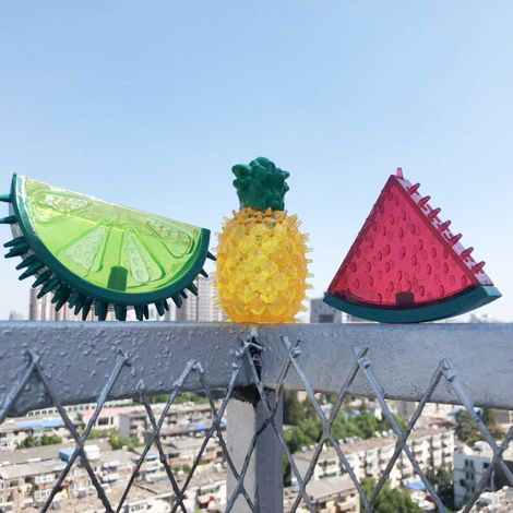 Kühlendes Hundespielzeug aus TPR, kaubeständig und geräuscherzeugend, Zahnzubehör für Teddy- und kleine Hunde, erfrischender Eiseffekt (Gemischtes Modell: Wassermelone, Ananas, Zitrone - 1 Stück)-lsw (1/2)
