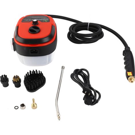 Nettoyeur à vapeur portable 1500 W, machine de nettoyage sous pression à haute température avec têtes de brosse pour meubles de cuisine, salle de bain, voiture (1/5)