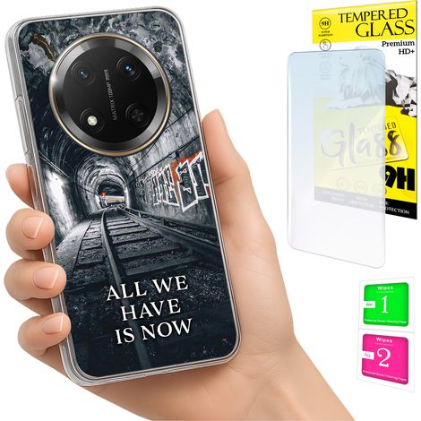 Custodia per Honor Magic7 Lite con cover fotografica e vetro temperato 9H. (1/5)
