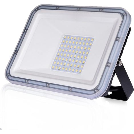 Projecteur LED d'extérieur 50W étanche IP67 6500K Blanc froid Projecteur LED d'extérieur 4500LM Projecteur LED d'extérieur pour garage, jardin, terrasse, cour, porche [Classe énergétique F] (1/5)