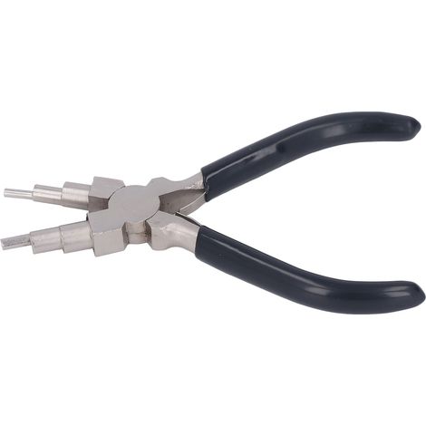 Pince à enroulement à 6 segments, outil à bec rond pour plier et boucler le fil métallique, idéal pour la création de bijoux et autres bijoux. (1/5)