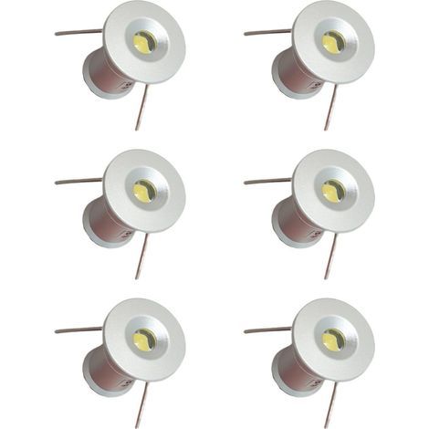 x 12V LED Spotlights, Mini Recessed IP65, Aluminium, Boat, Campervan (1/5)