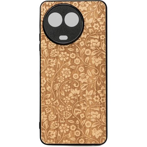 Bewood Holzhülle für Realme 11 5G WILD FLOWERS ANIEGRE (1/2)