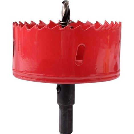 Scie cloche, M42 HSS 95 mm, scie cloche pour fer, aluminium, bois, cloison sèche, tuyau, plastique, panneau de fibres de bois (1/4)