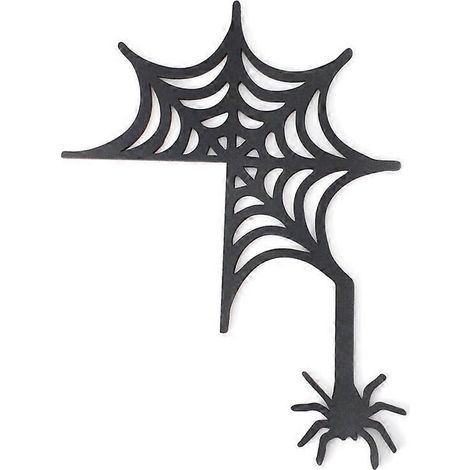 Décoration d'angle de porte d'Halloween (1 pièce) : chauve-souris, toile d'araignée, ornement à suspendre