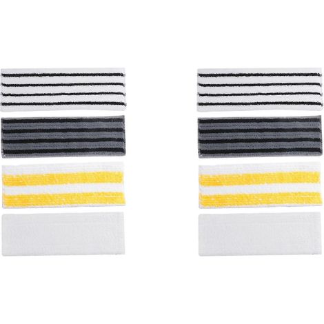 8er-Pack Mikrofasertücher für Kärcher Dampfreiniger SC1, SC2, SC3, SC4, SC5, SC7, CTK10 und CTK20 – Zubehör und Ersatzteile (1/5)