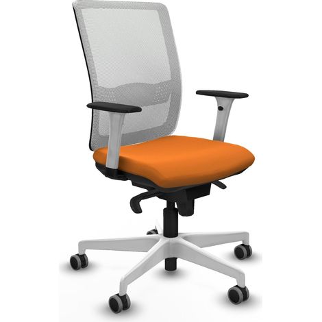 Chaise de bureau piqueras y crespo Haches blanc 65 mm roues (1/2)