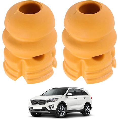 2x Supporto di arresto sospensione compatibile con Kia Sorento JC 2002–2009 Molle Arresto elastico Sospensione posteriore Gomma 55150-3E000, 55151-3E000, 55151-3E001 (1/5)