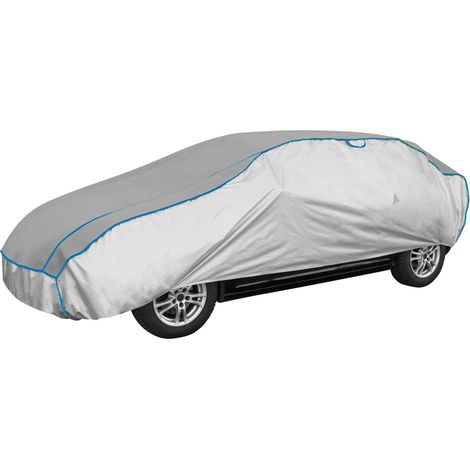 Voiture Housse de protection anti-grele Comfort Protect, Taille 2, protection anti-grele jusqu'a 1,9 cm, argent/bleu