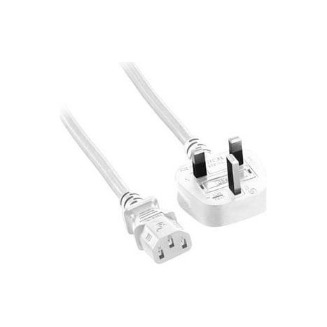 MicroConnect PE090420W Übertragungskabel White 2 m G-Stecker C13-Kupplung