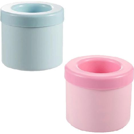 Bac à glaçons cylindrique avec moule à glaçons sphériques facile à démouler pour mini-verres à glaçons à usage domestique (1/5)