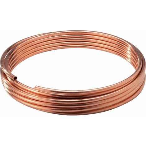 Couronne de cuivre recuit 18mm – Longueur 5 mètres – Tube multi couche pour plomberie – Diamètre intérieur 16mm – Copper Distribution
