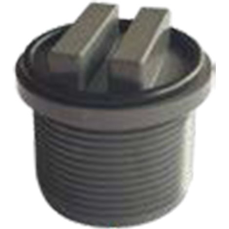 Bouchon de vidange pour piscine avec joint torique - 1 - 1/2 - Gris foncé - SP1022CEDGR - Hayward