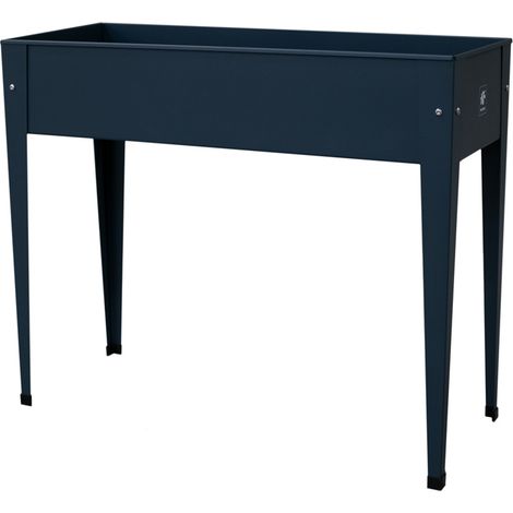 Herstera Metall Hochbeet Urban mit spezieller Bodenplatte, anthrazit, 100 x 40 x 84 cm (L x B x H) (1/7)