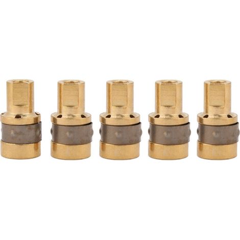 Adaptateurs d'embout de diffuseur de gaz 169716 pour pistolet de soudage MIG Miller M-10/15 Hobart (5 pièces)