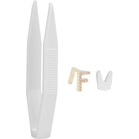 Halloween Dents Brace Lettre Anglais Or Bijoux Dentaire Fête Exquis StyleDécoration (1/5)