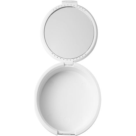 Boîte de Rangement Transport des Appareils en Plastique Blanche et Portable Offrant un Espace Propre pour Prothèses Dentaires et Protège-dents (1/5)