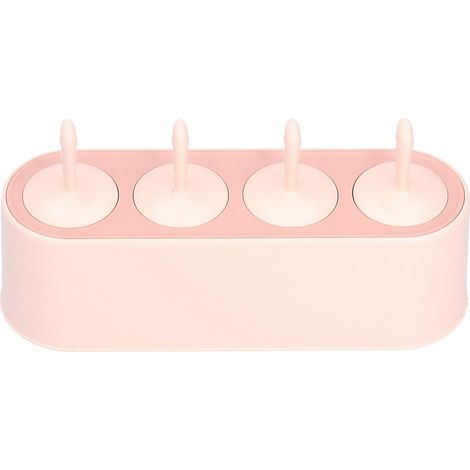 Moules à glace réutilisables en silicone alimentaire, outils de bricolage pour la maison et la cuisine, roses. (1/5)