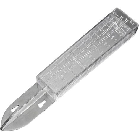 royaluxe -Pluviomètre de jardin en plastique Transparent 1 pièce (1/5)