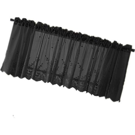 Court en Dentelle Rideau Dcoratif pour Fentre 130 x 41 Cm (1/5)
