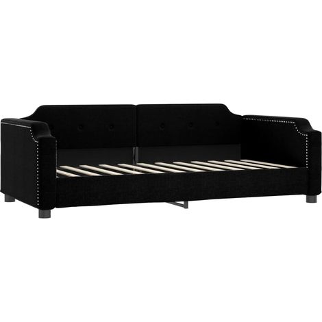 Maison Exclusive - Letto da Giorno Nero 90x200 cm in Tessuto (1/5)