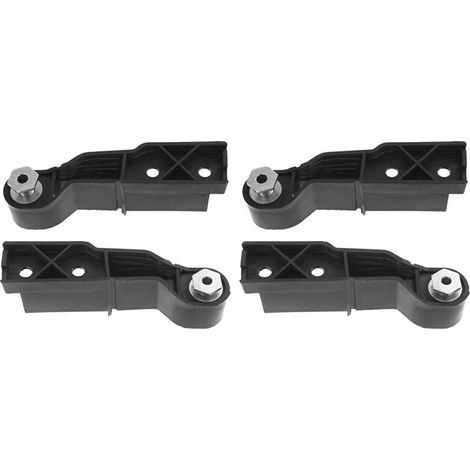 Deux paires de clips de montage de support de calandre de pare-chocs 4F0807771 et 4F0807772 pour Audi A6 C6 (2005-2011) et Audi RS6 (2008-2011).