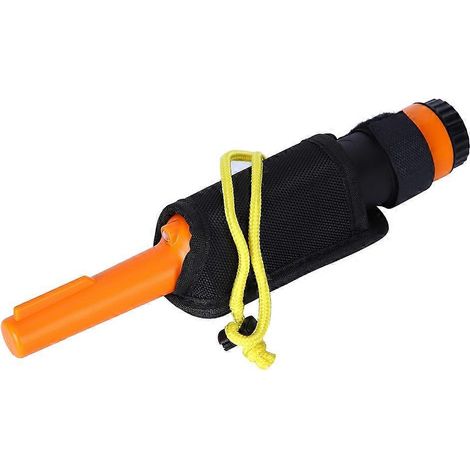 HS-10 Tragbarer, wasserdichter Metalldetektor, Hand-Schatzfinder mit LCD-Display, Orange