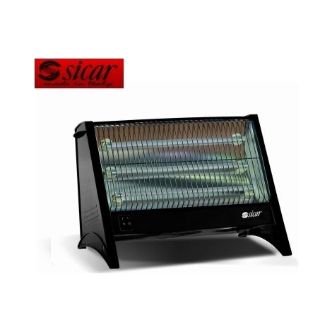 Stufa elettrica 3 elementi quarzo 1800W Sicar - S/73