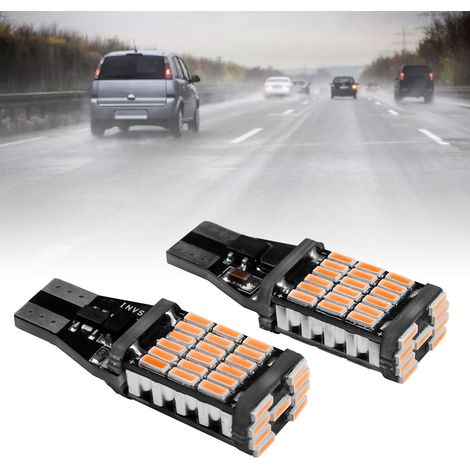 Hochleistungsfähige gelbe LED-Rückfahrscheinwerfer, energiesparende Bremslichtbirne hinten, verstärkter Schutz für das Auto, Rücklichtbirne. (1/5)