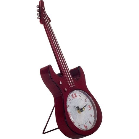 Pendule à Poser rétro Guitare (1/4)