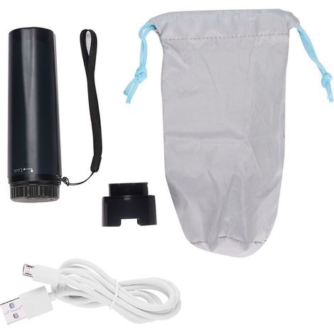 Bidet portable en silicone, pulvérisateur de bidet électrique de voyage pour femme (noir) (1/5)