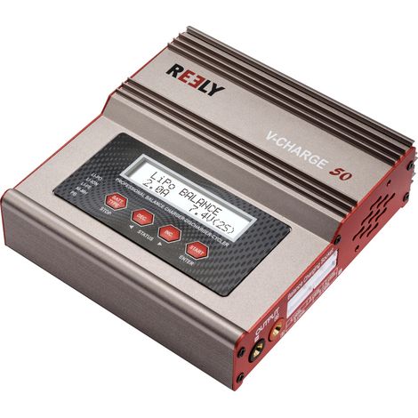 Reely V-Charge 50 Chargeur multifonction de modélisme 12 V, 230 V 7 A Li-ion, LiFePO, Li-polymère, N (1/5)
