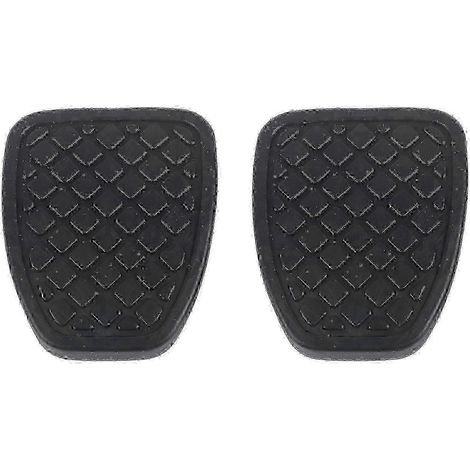 Une paire de patins de pédale de frein et d'embrayage en caoutchouc compatibles avec Subaru Impreza, Legacy, Outback et WRX. (1/5)