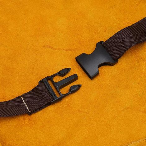 Vêtements de travail réversibles en cuir de vachette, col montant, manches longues, ignifugés, pour soudage. (1/5)