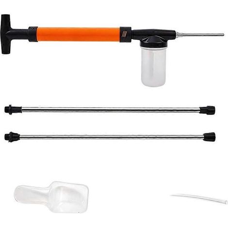 Poudrier à poudre de terre de diatomées avec manche extensible, grande capacité et réglages ajustables. Réservoir de 120 ml. (1/5)