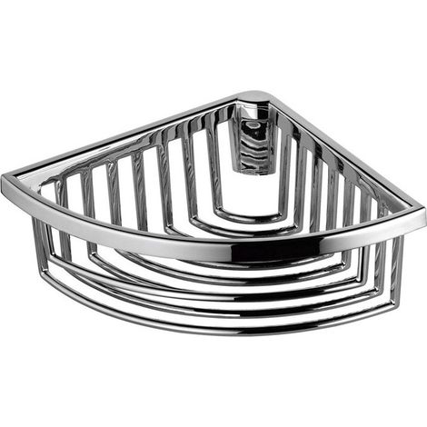 Panier à éponge d'angle 263x180x72mm chromé