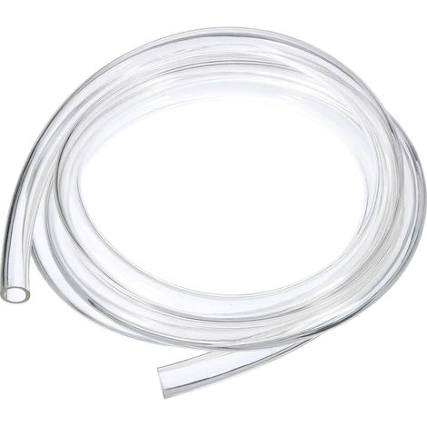 1 Tube en PVC, Diamètre Intérieur 16mm, Transparent, Flexible, Résistant aux Acides, pour Aquaponie et Jardin