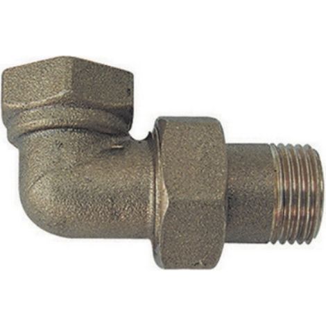 RACCORDO CURVO MF 3 PEZZI OTTONE GIALLO 3/4 TIEMME