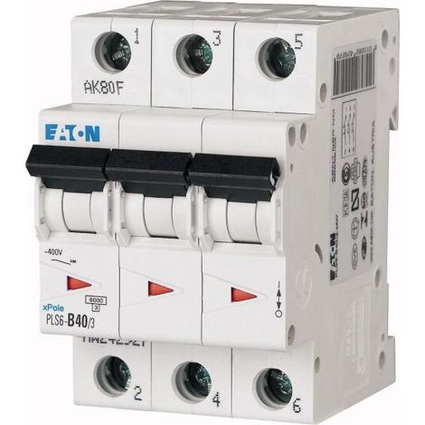 Disj. PLS 3X40A 6kA (EN 60898) cbe C 000242953 EATON PLS6-C40/3-MW