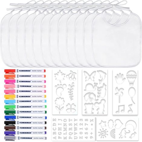 12PCS Bavoir pour Bébé (1/5)